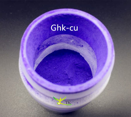 Cosmetic 99% Ghk-cu Copper Peptide Blue Ghk-cu Powder Copper Tripeptide-1 CAS 89030-95-5
