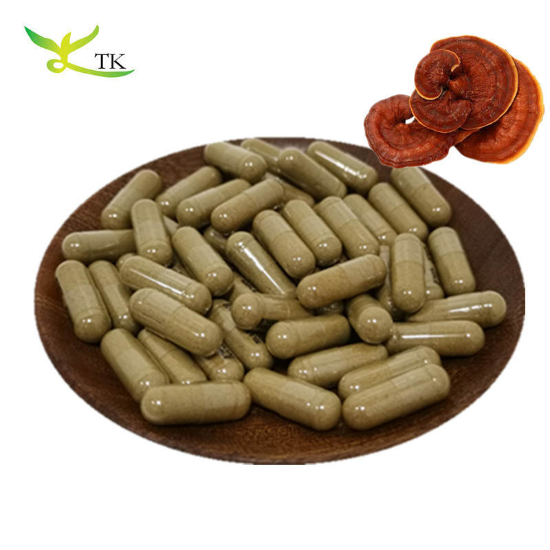 OEM Natural Mushroom Supplement Reishi Mushroom Extract Capsules In Bulk Customized Reishi Capsules