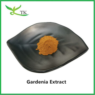 Καθαρή φυσική τροφική ποιότητα Gardenia Jasminoides Extract Powder Geniposide 10%